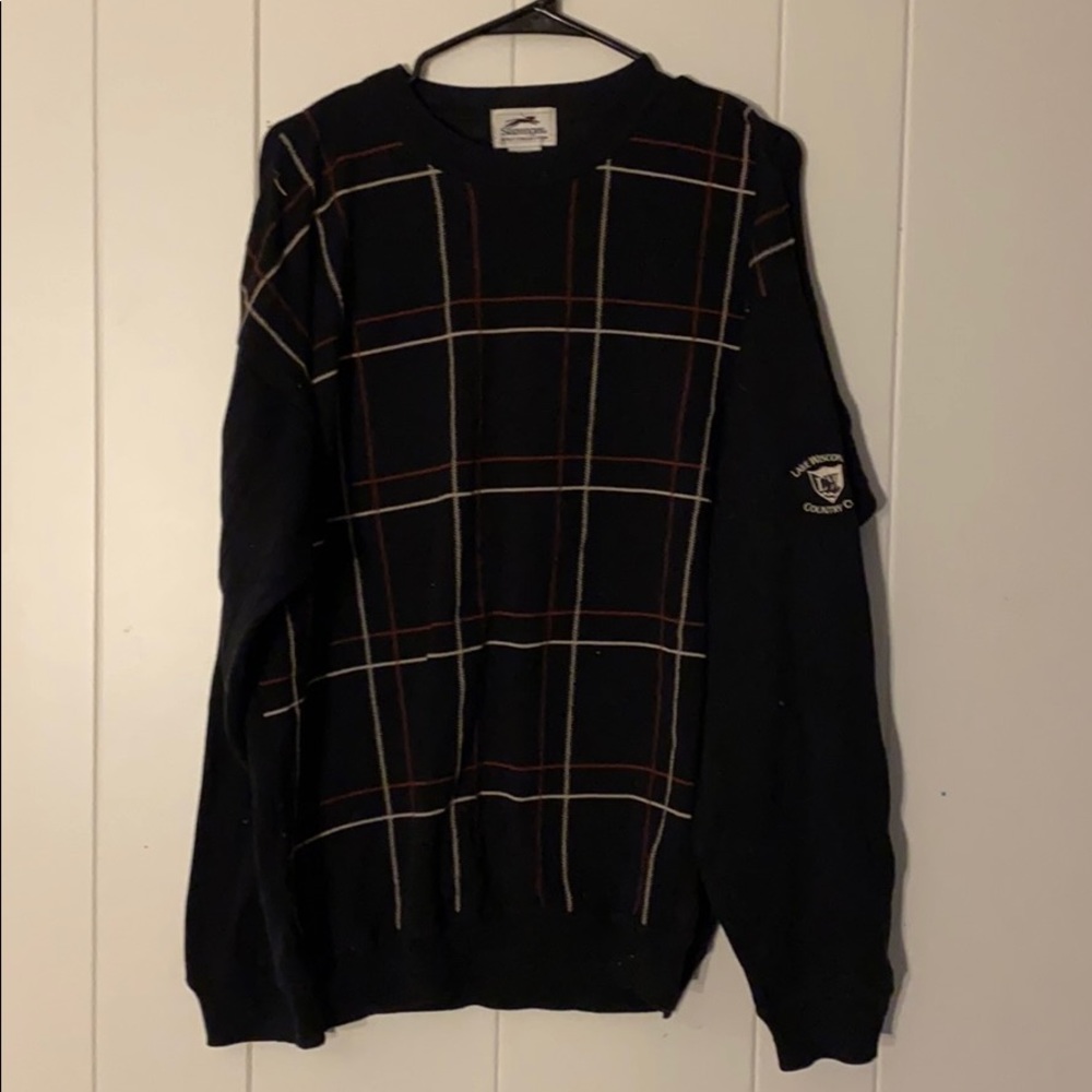Large golf sweater